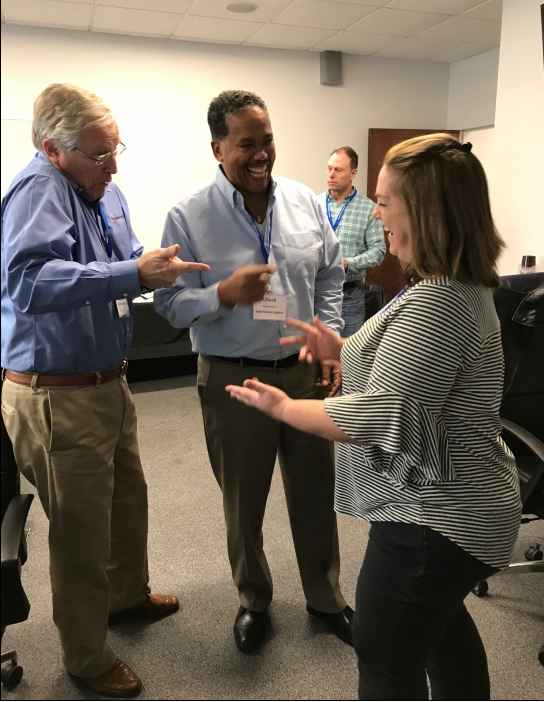 Steel 101 instructors and student 1.28.2018